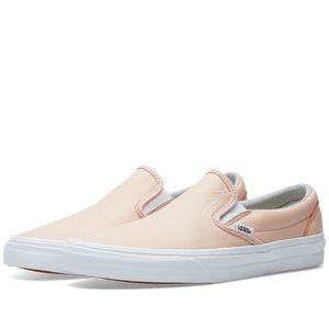 Vans Classic Slip On Leather Pink